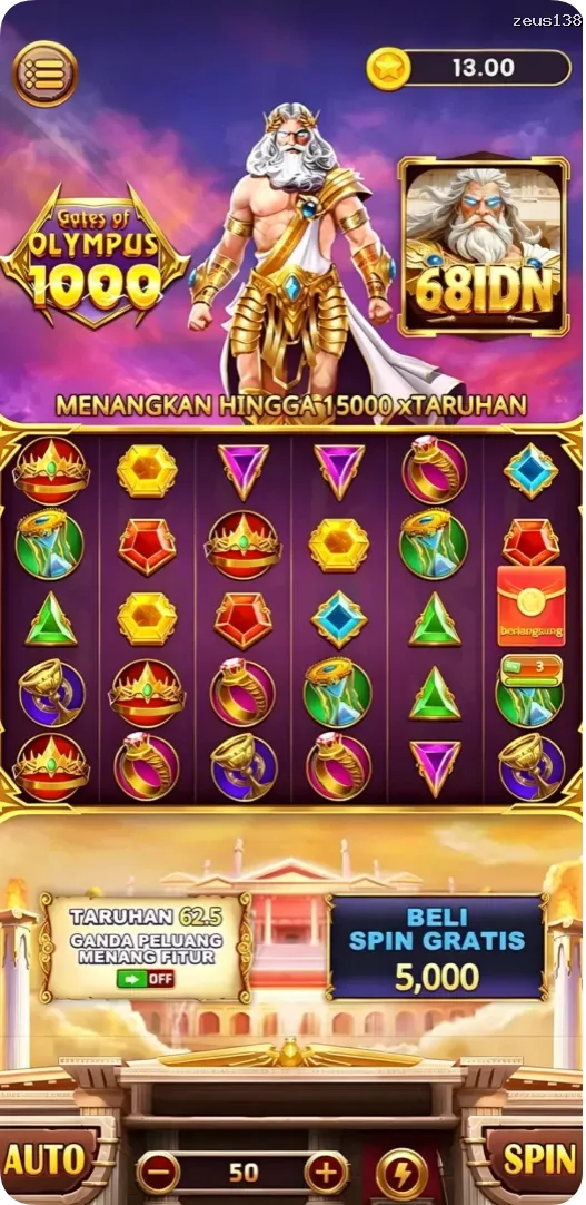 zeus138 Tangkapan Layar - APK Resmi